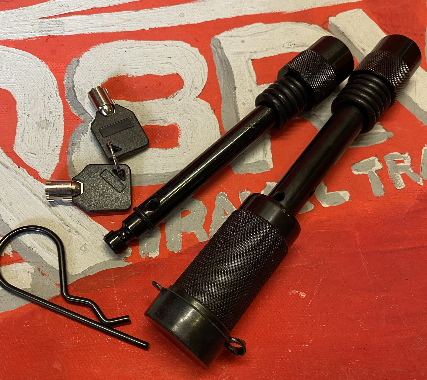 Heavy duty trailer hitch lock قفل الرمانة