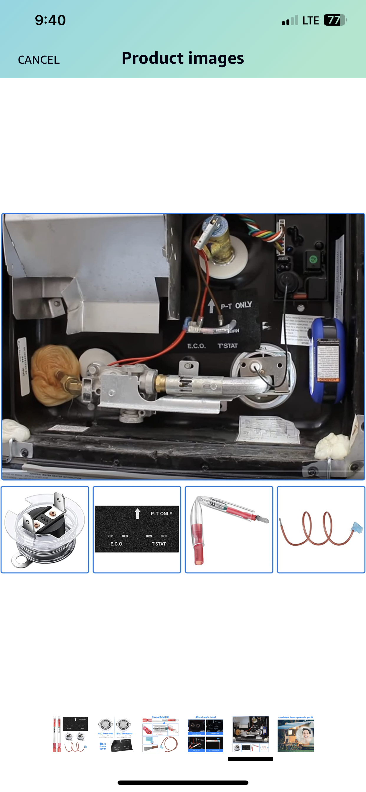 Atwood Water Heater ECO Thermostat ثيموستات السخان
