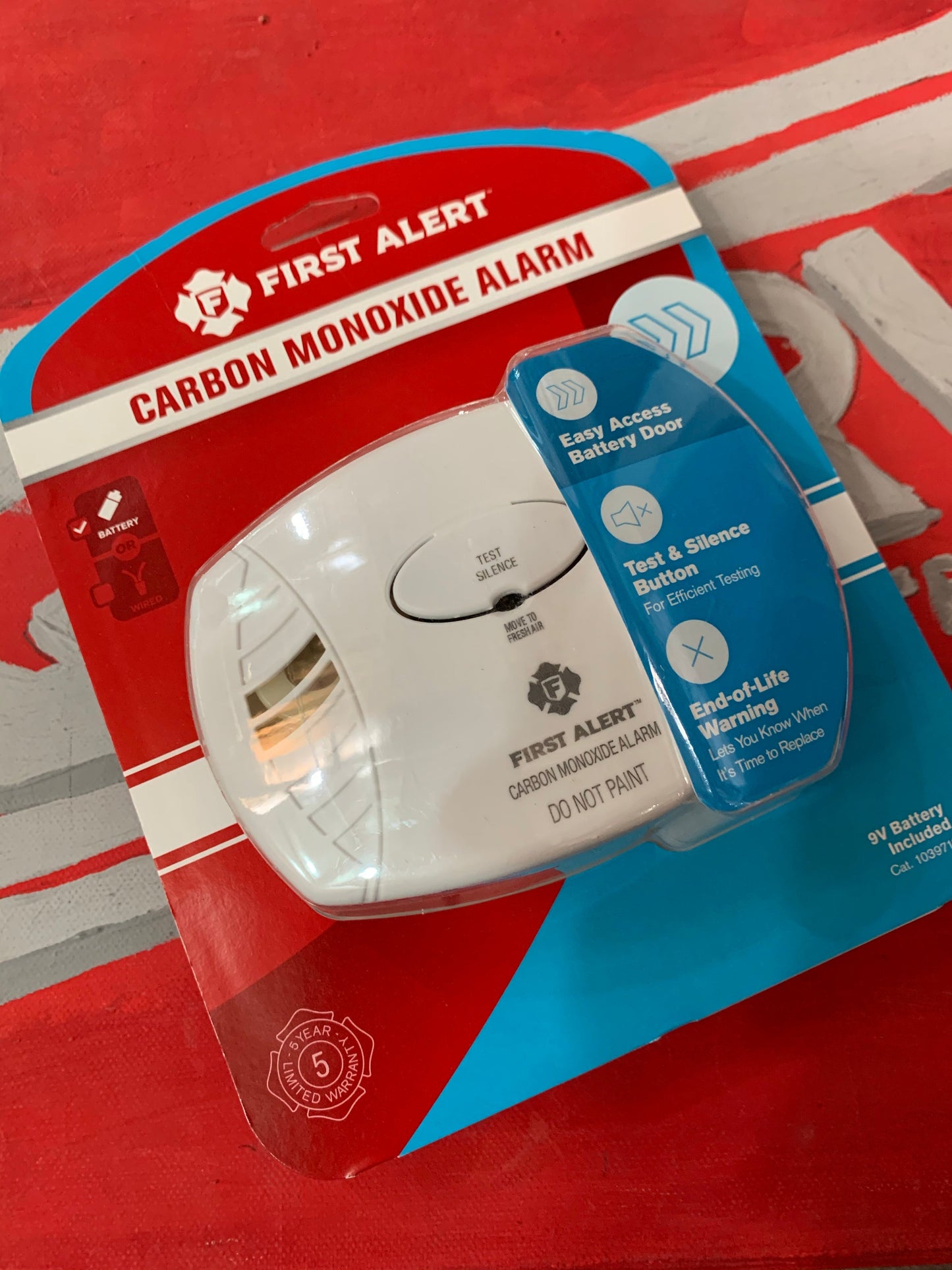 Carbon Monoxide Alarm كاشف الغاز اول أكسيد الكربون