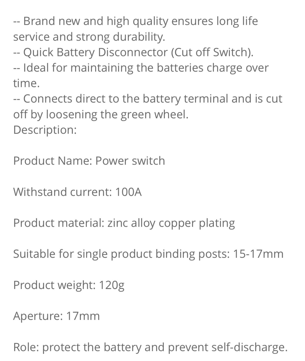 BATTERY HEAD سويج راس البطارية