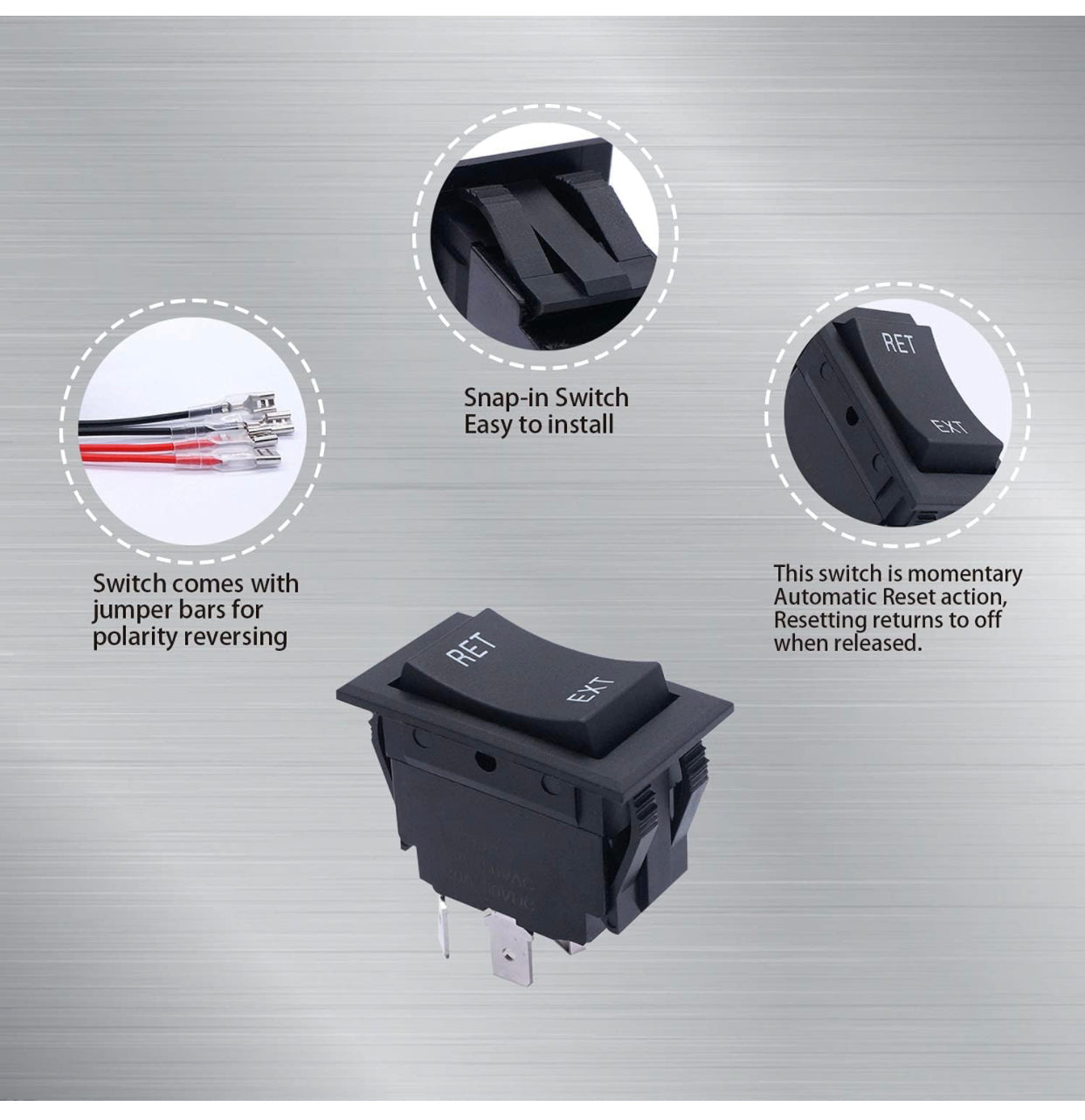 Jack Switch 4 pin سويج جيك كهربائي