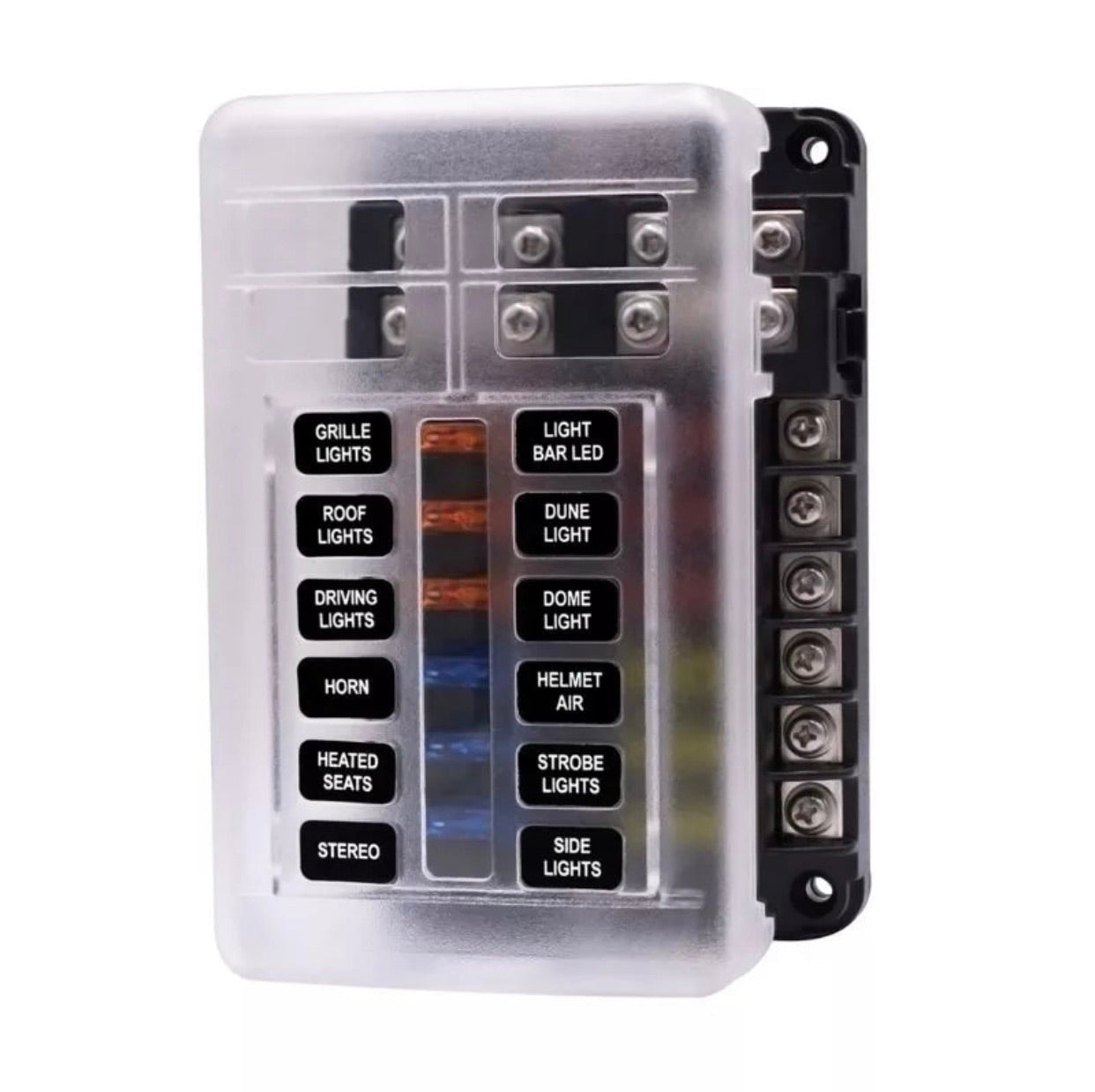 12 Fuse Box With Negative موزع فيوزات