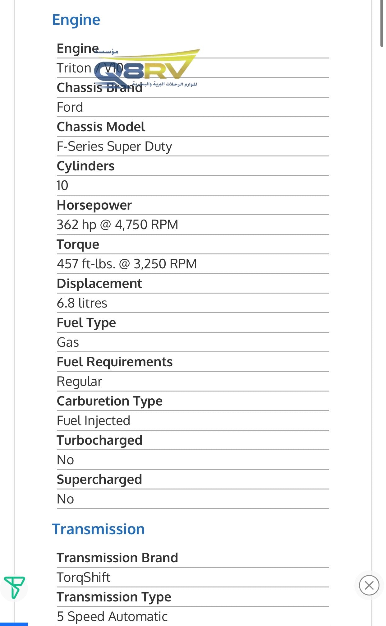 2014 Thor Hurricane 32N
