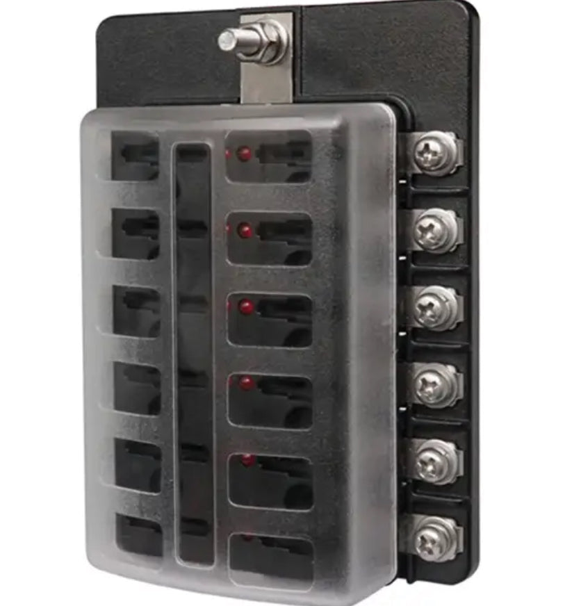 12 Fuse Box  موزع فيوزات