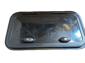 Storage Door Black 645 Wide x 345 High باب مخزن