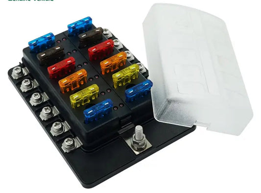 12 Fuse Box  موزع فيوزات