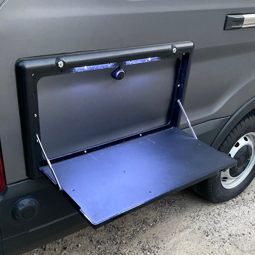 Foldable Tables with Light black طاولة