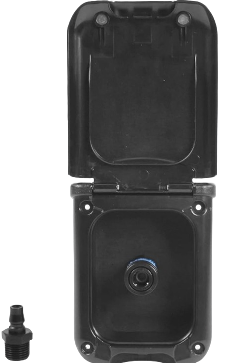 WATER Outlet BLACK وصلة مخرج ماء