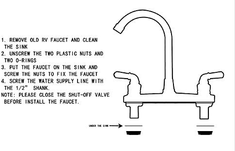 RV Non-metallic Kitchen Faucet خلاط مغسلة المطبخ