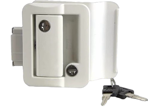 Dooor RVLock white قفل باب مقطورة⁩ ابيض