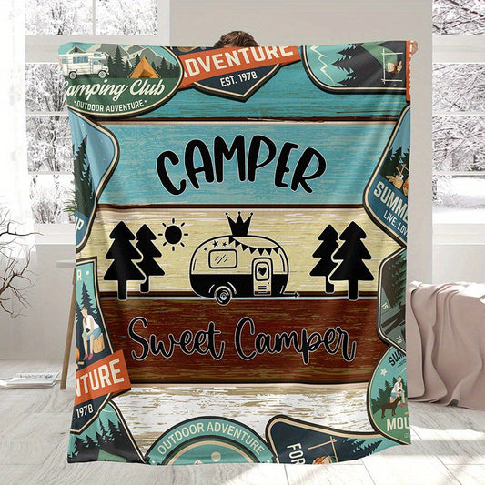 Happy campers Blanket 2.4 Meters بطانية