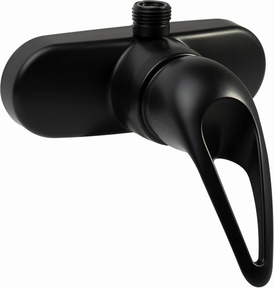 Single Lever RV Shower Faucet - Matte Black