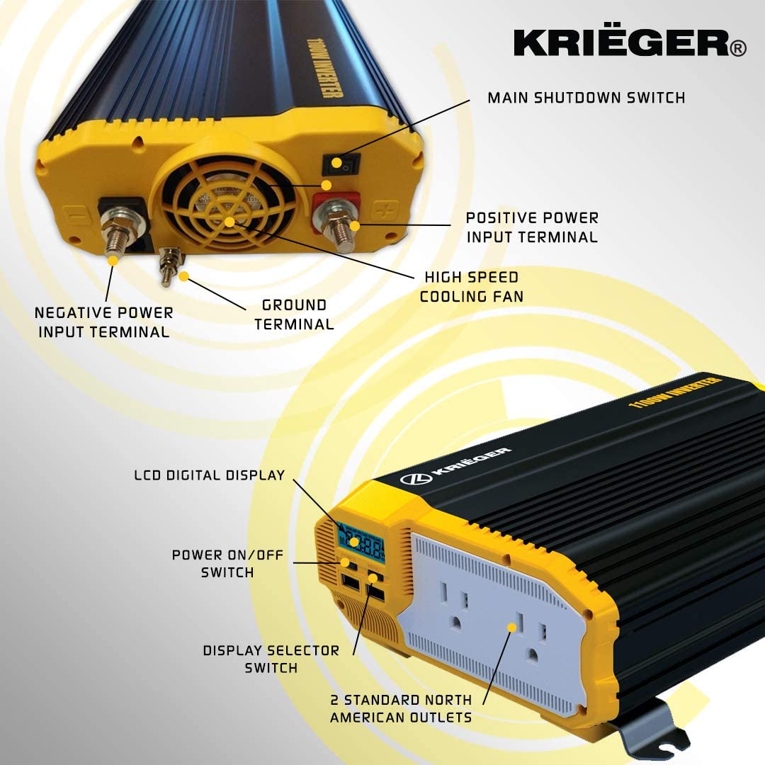 1100 Watt 12V Power Inverter انفرتر