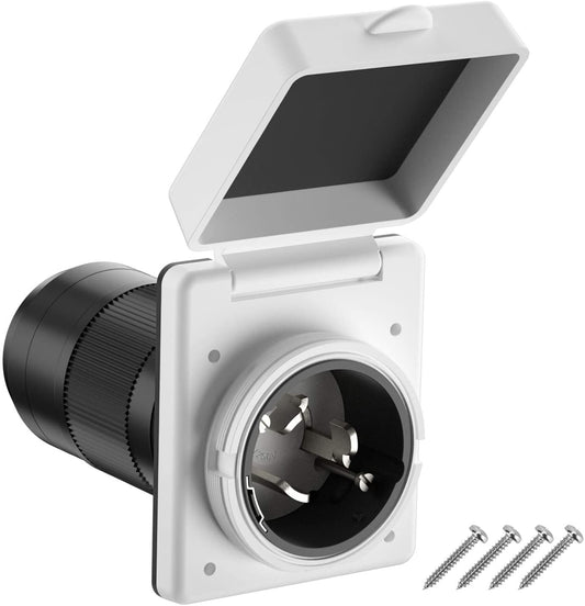 50A Power Plug White مدخل كهراباء 50 امبير