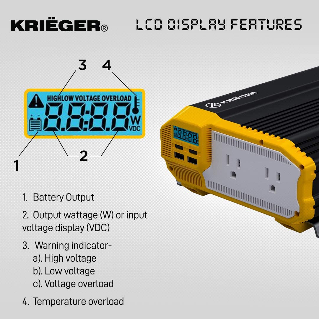1100 Watt 12V Power Inverter انفرتر