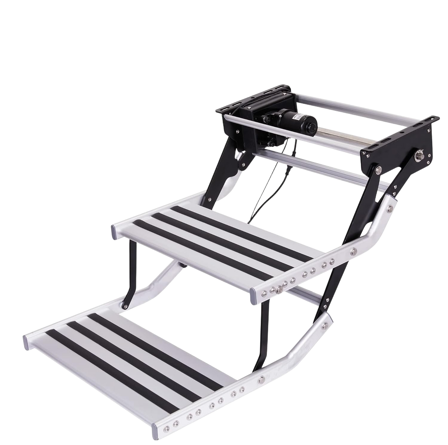 12 V Aluminum Entry 2 Step WITH STEP MOTOR سلم المدخل