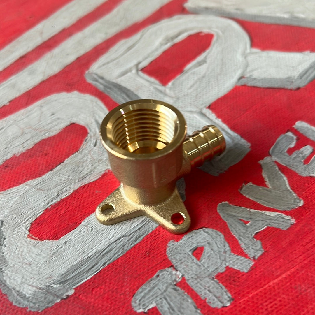 Pex Elbow Brass Crimp Fitting 1/2 Inch x 1/2 Inch Female NPT وصلة ماء