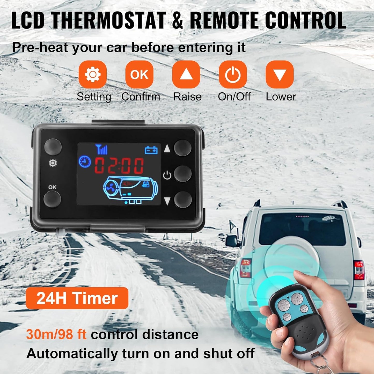 12Volt 5KW  Diesel Heater دفاية ديزل متنقلة