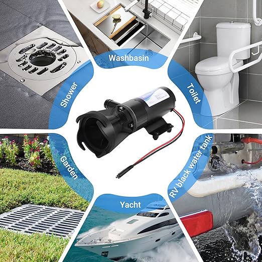 12V 12GMP Sewage Pump مضخة صرف صحي