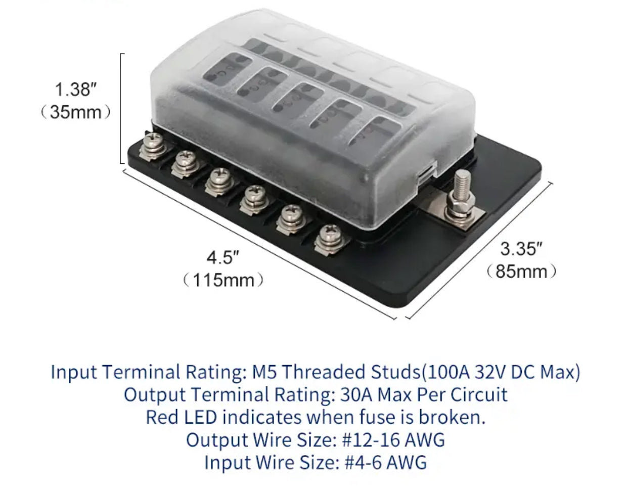 12 Fuse Box  موزع فيوزات