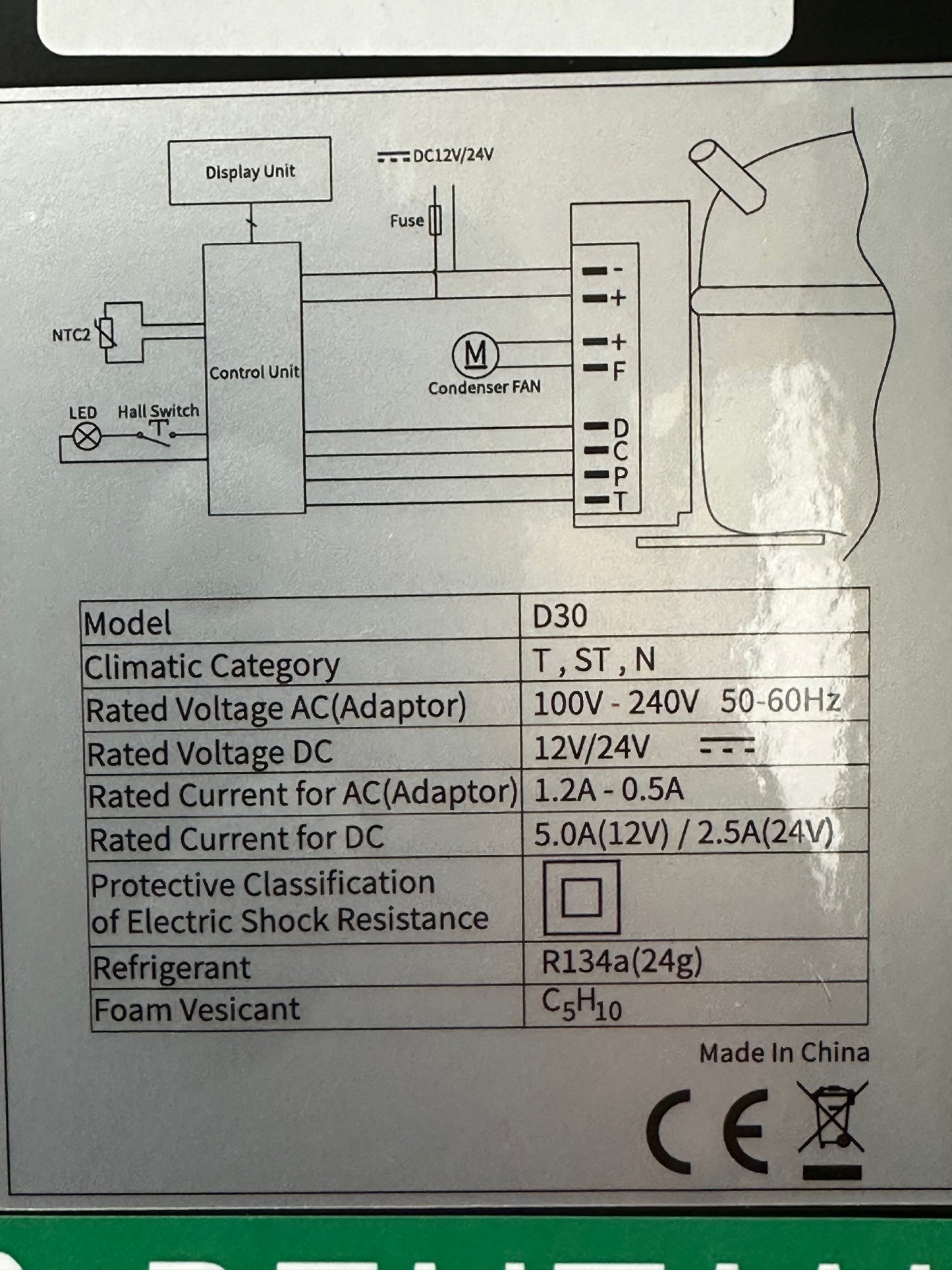 12 Volt DC Drawer Fridge 30 Liter ثلاجة درج