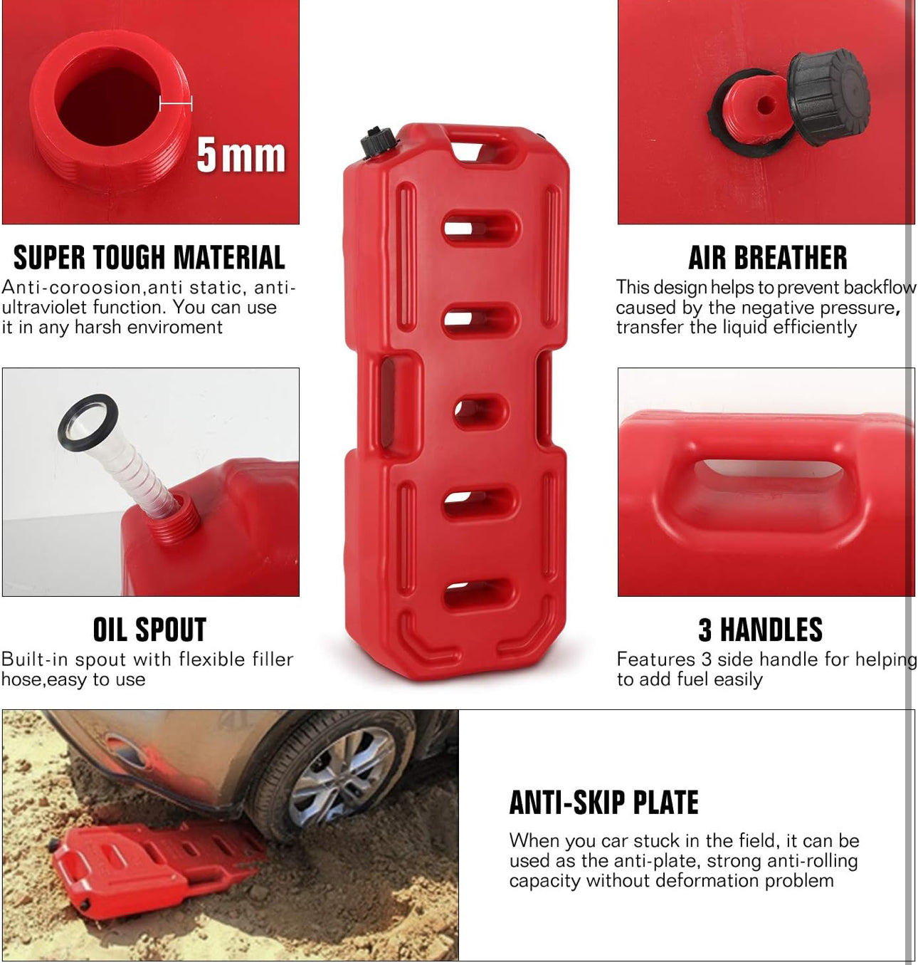 20 liter Red Gasoline Container خزان وقود