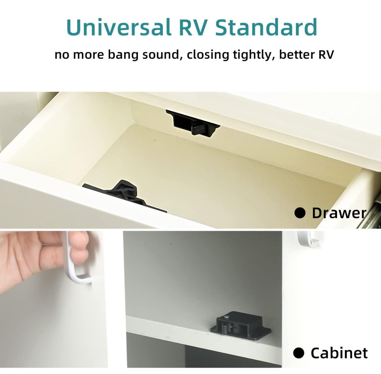 RV Cabinet Door Latches 4 pec مثبت الادراج