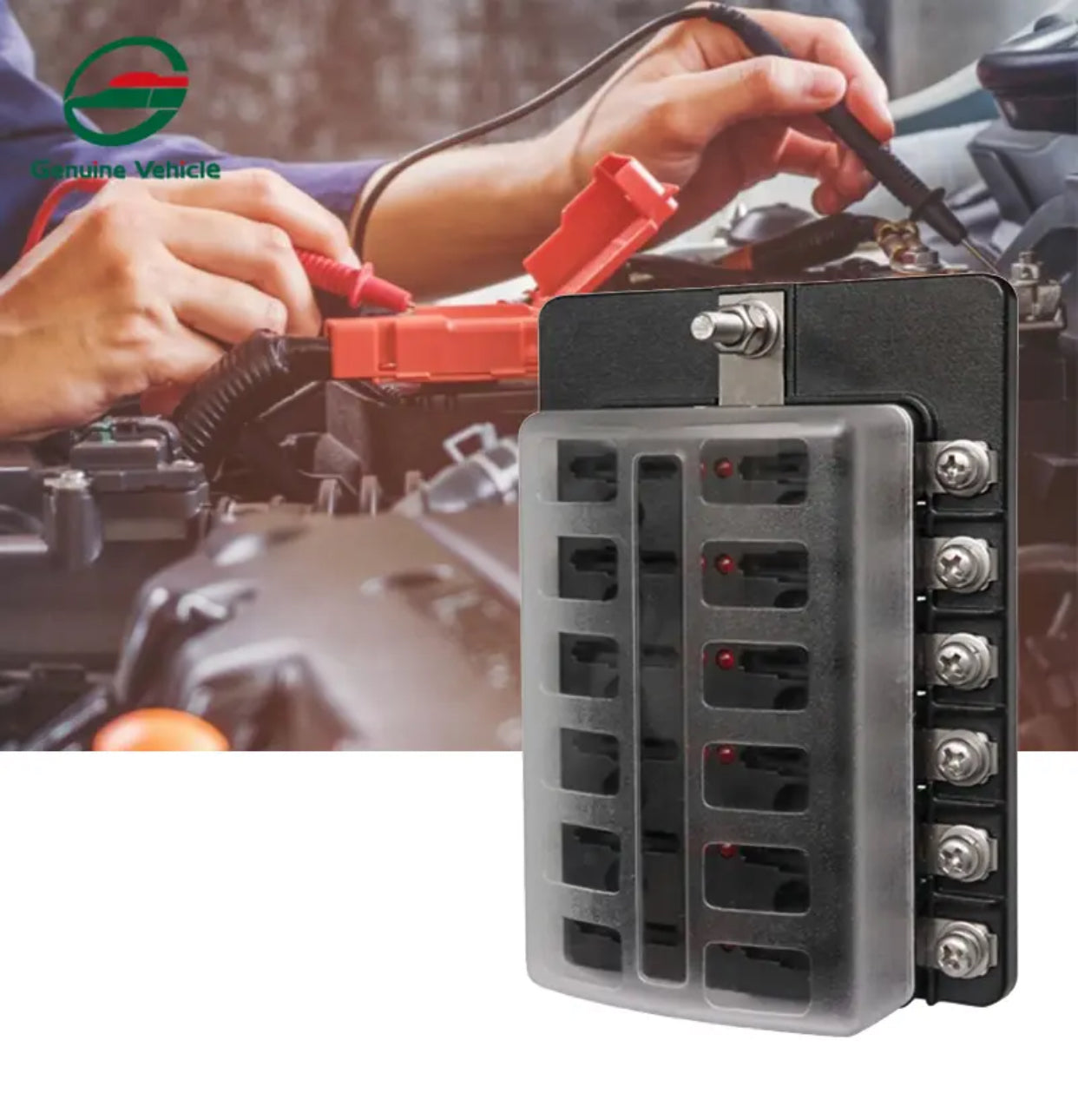 12 Fuse Box  موزع فيوزات