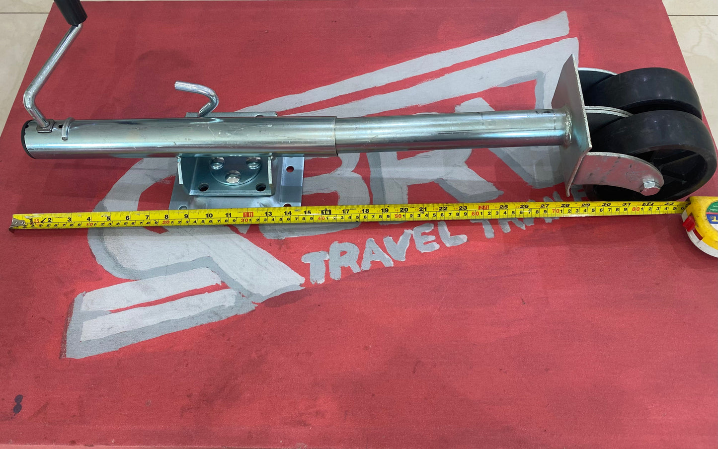Front Jack double wheels 2000 pounds جيك