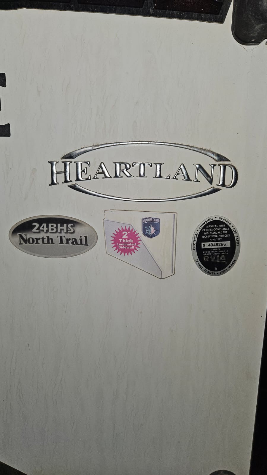 2019 Heartland North trail caliber 24BHS