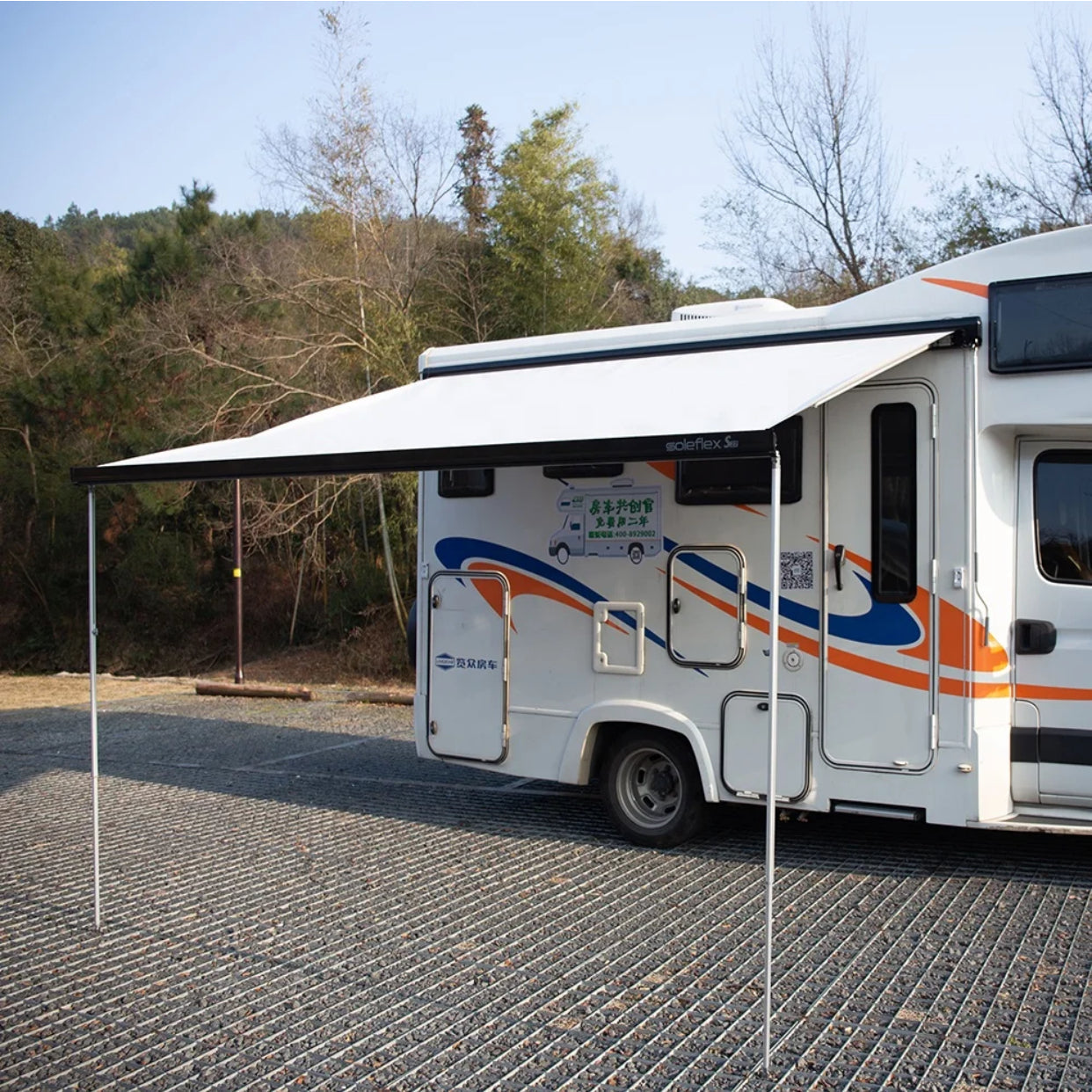 12 Volts Caravan Awning Europe  مظلة كرفان اتماتك اوربية