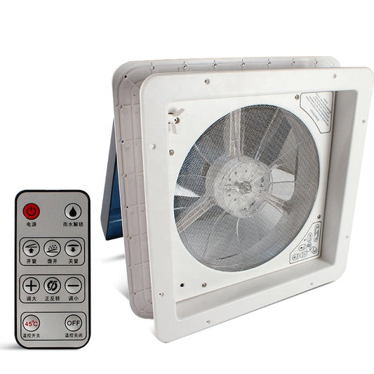Remote Controller Roof Vent 12V Fan منور مع مروحة اتماتك