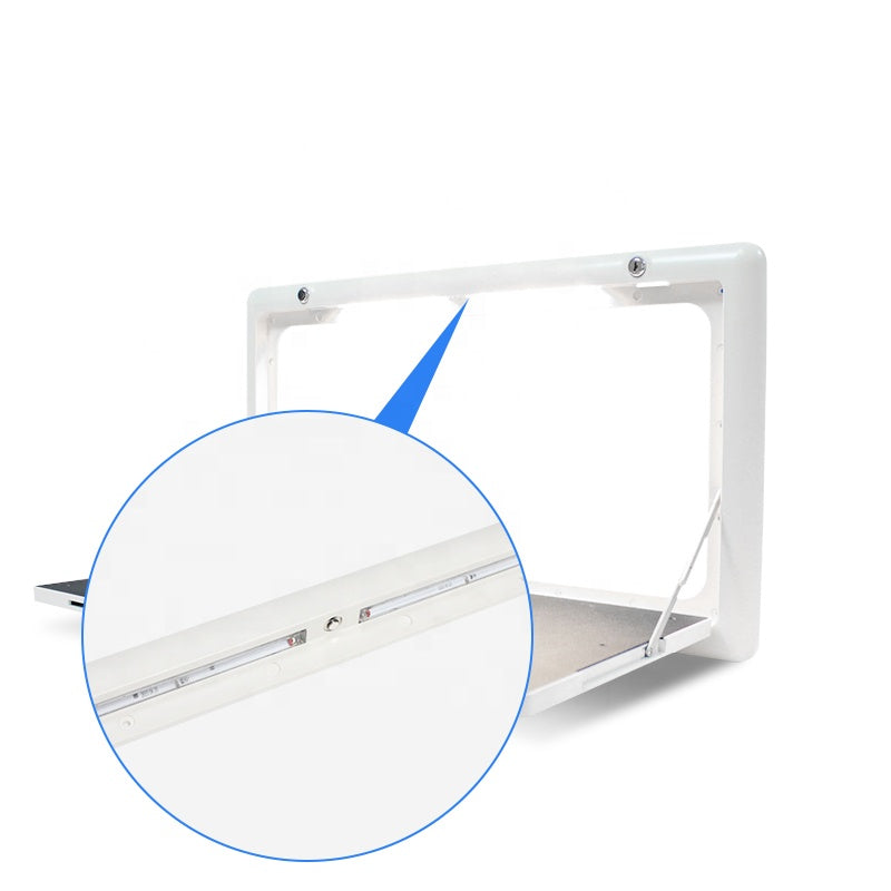 Foldable Tables with Light White طاولة
