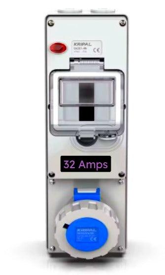 32 Amps Electric Outlet with breaker مخرج كهرباء