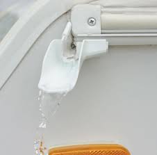 Rain Gutter White مرزام المطر