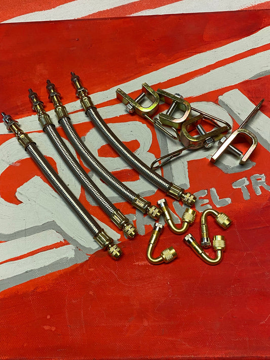 Tire Valve Extension 180mm +45 Degree وصلة هواء العجلات