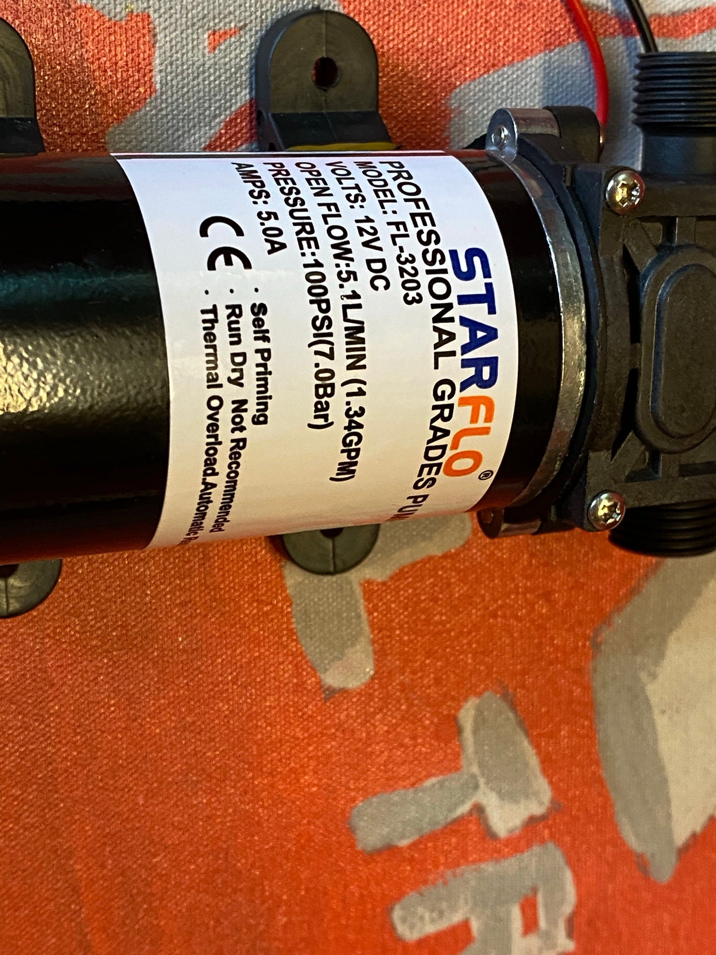 Water Pump 5.1LPM DC 12 volt مضخة ماء