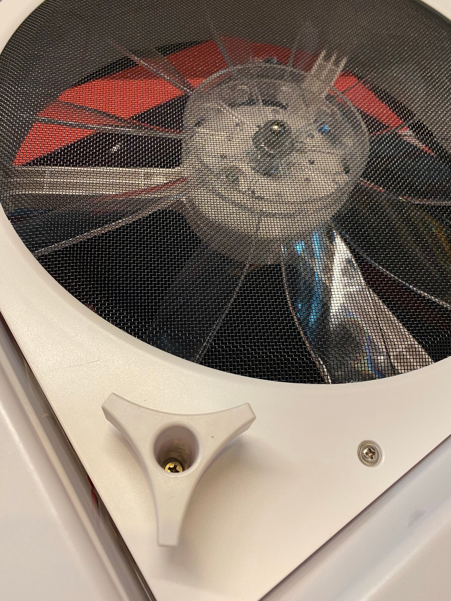 Manual Vent 12V Fan منور كرفان مع ⁩مروحة