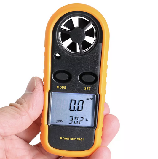 Digital Handheld Anemometer مقاس سرعة الهواء والحرارة
